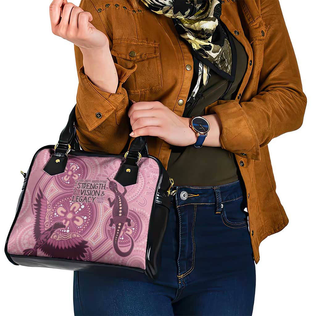 NAIDOC 2025 Strength Vision & Legacy Shoulder Handbag Future Dreaming - Coral