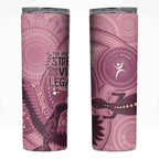 NAIDOC 2025 Strength Vision & Legacy Skinny Tumbler Future Dreaming - Coral