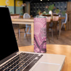 NAIDOC 2025 Strength Vision & Legacy Skinny Tumbler Future Dreaming - Coral