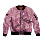 NAIDOC 2025 Strength Vision & Legacy Sleeve Zip Bomber Jacket Future Dreaming - Coral