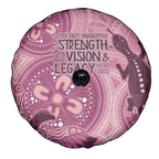 NAIDOC 2025 Strength Vision & Legacy Spare Tire Cover Future Dreaming - Coral