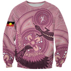 NAIDOC 2025 Strength Vision & Legacy Sweatshirt Future Dreaming - Coral