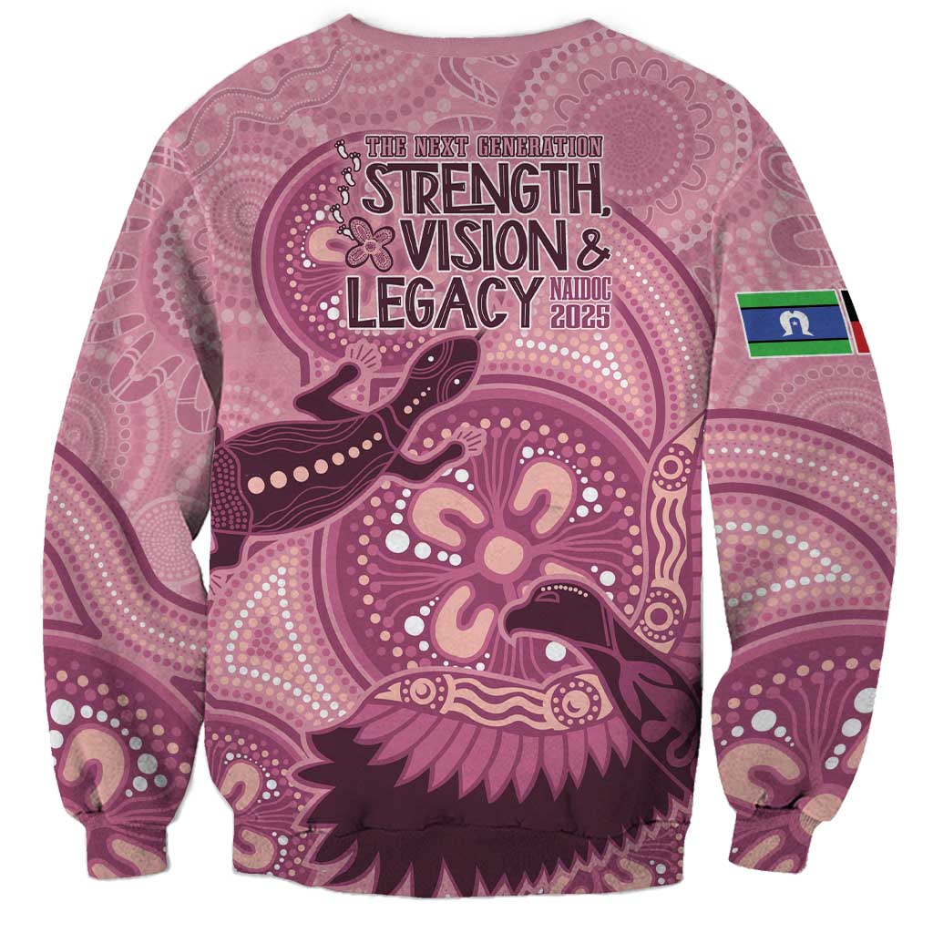NAIDOC 2025 Strength Vision & Legacy Sweatshirt Future Dreaming - Coral