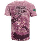 NAIDOC 2025 Strength Vision & Legacy T Shirt Future Dreaming - Coral