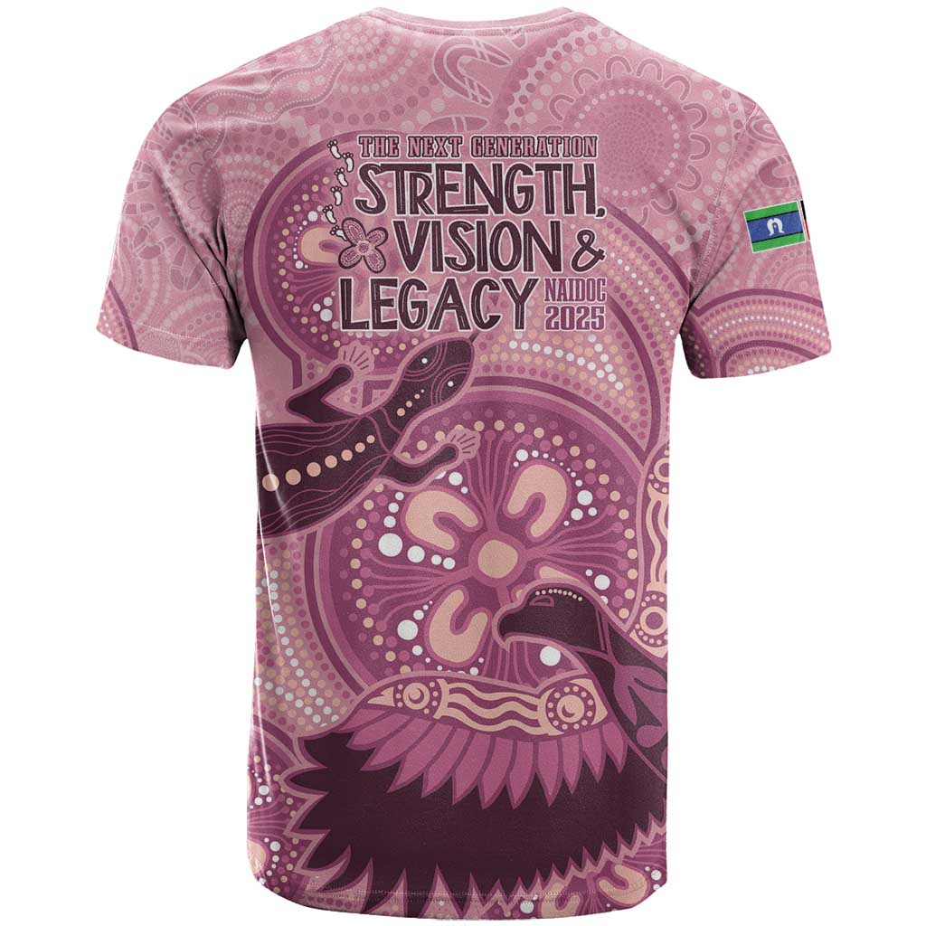 NAIDOC 2025 Strength Vision & Legacy T Shirt Future Dreaming - Coral