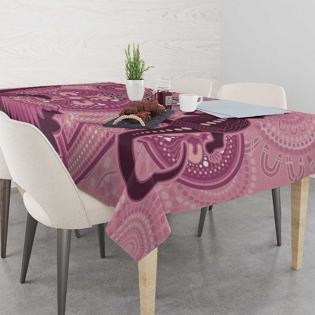 NAIDOC 2025 Strength Vision & Legacy Tablecloth Future Dreaming - Coral