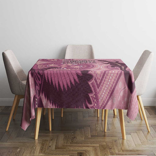 NAIDOC 2025 Strength Vision & Legacy Tablecloth Future Dreaming - Coral