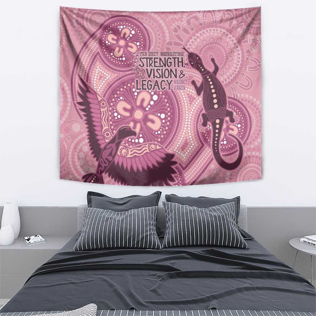 NAIDOC 2025 Strength Vision & Legacy Tapestry Future Dreaming - Coral