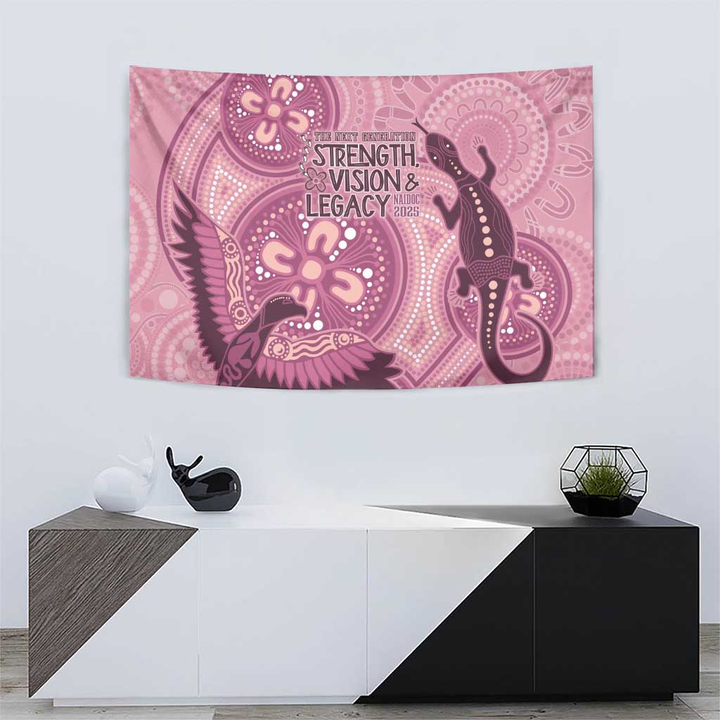 NAIDOC 2025 Strength Vision & Legacy Tapestry Future Dreaming - Coral