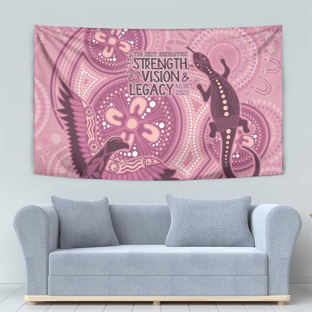 NAIDOC 2025 Strength Vision & Legacy Tapestry Future Dreaming - Coral