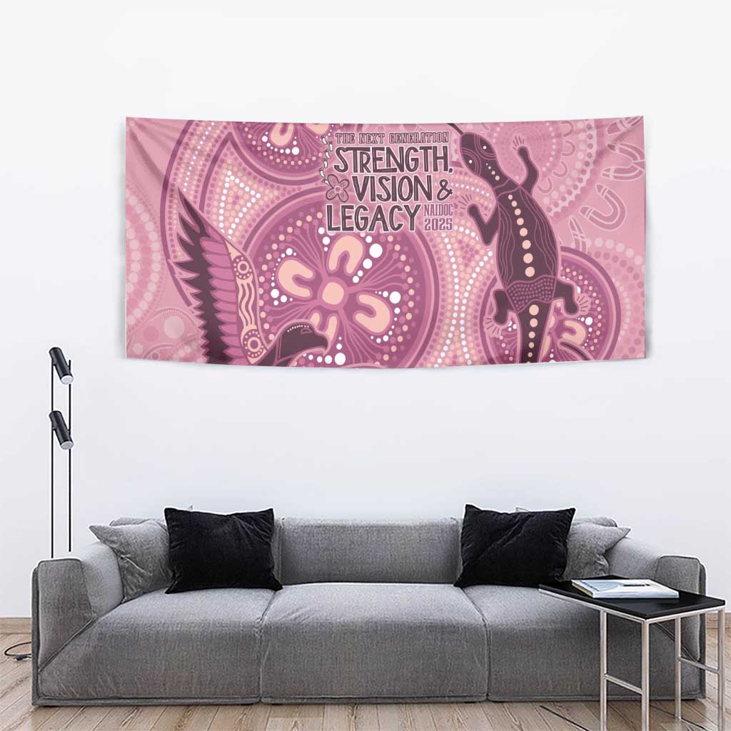 NAIDOC 2025 Strength Vision & Legacy Tapestry Future Dreaming - Coral