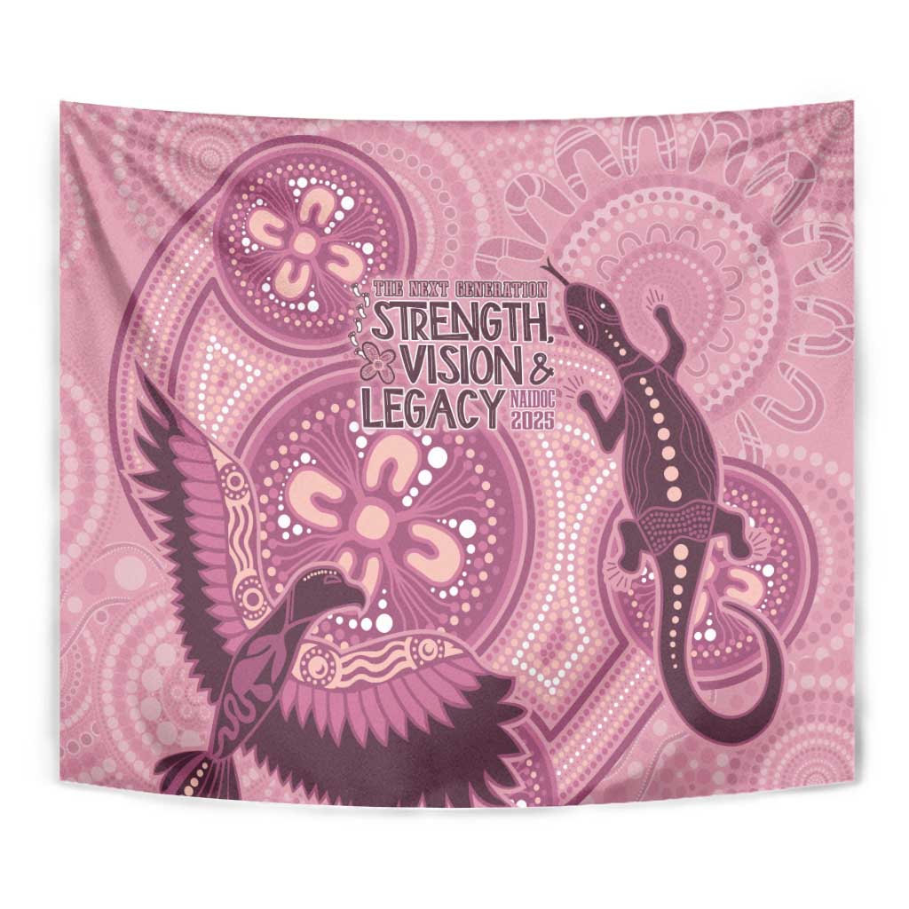 NAIDOC 2025 Strength Vision & Legacy Tapestry Future Dreaming - Coral