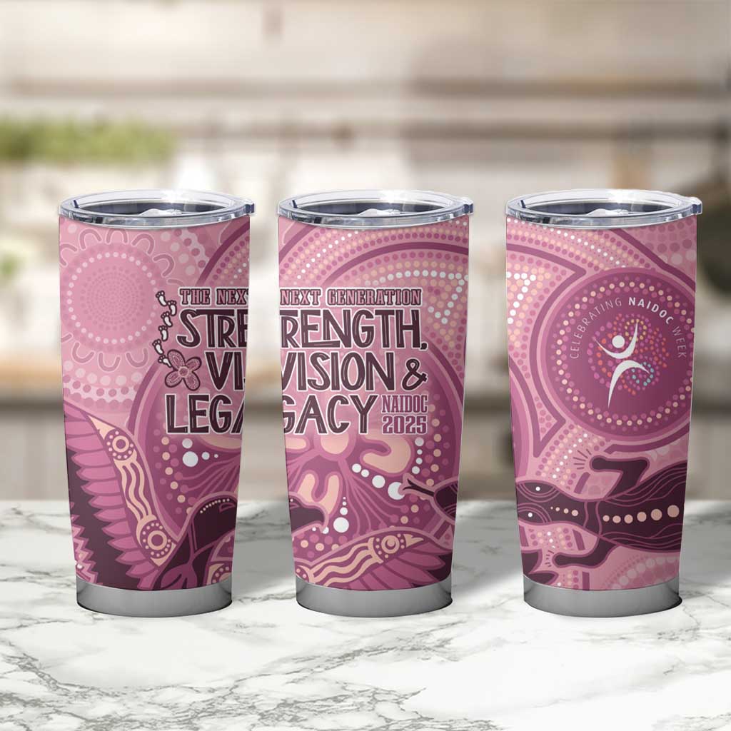 NAIDOC 2025 Strength Vision & Legacy Tumbler Cup Future Dreaming - Coral