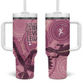 NAIDOC 2025 Strength Vision & Legacy Tumbler With Handle Future Dreaming - Coral