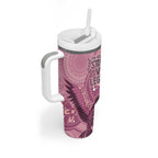 NAIDOC 2025 Strength Vision & Legacy Tumbler With Handle Future Dreaming - Coral