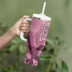 NAIDOC 2025 Strength Vision & Legacy Tumbler With Handle Future Dreaming - Coral