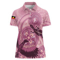 NAIDOC 2025 Strength Vision & Legacy Women Polo Shirt Future Dreaming - Coral