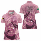NAIDOC 2025 Strength Vision & Legacy Women Polo Shirt Future Dreaming - Coral