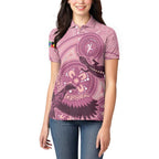 NAIDOC 2025 Strength Vision & Legacy Women Polo Shirt Future Dreaming - Coral