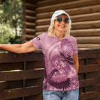 NAIDOC 2025 Strength Vision & Legacy Women Polo Shirt Future Dreaming - Coral