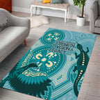 NAIDOC 2025 Strength Vision & Legacy Area Rug Future Dreaming - Teal