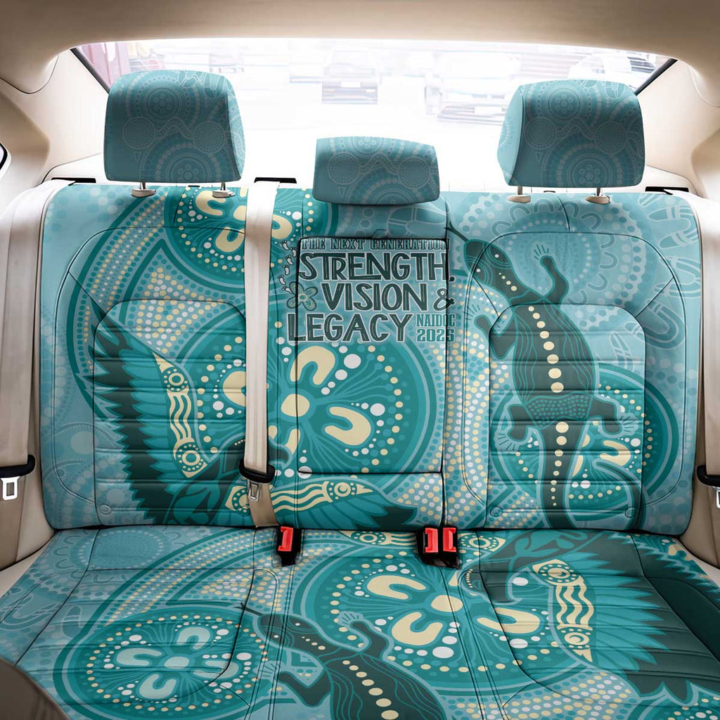NAIDOC 2025 Strength Vision & Legacy Back Car Seat Cover Future Dreaming - Teal