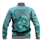 NAIDOC 2025 Strength Vision & Legacy Baseball Jacket Future Dreaming - Teal