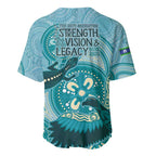 NAIDOC 2025 Strength Vision & Legacy Baseball Jersey Future Dreaming - Teal