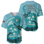 NAIDOC 2025 Strength Vision & Legacy Baseball Jersey Future Dreaming - Teal