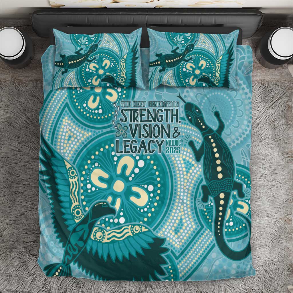 NAIDOC 2025 Strength Vision & Legacy Bedding Set Future Dreaming - Teal
