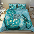NAIDOC 2025 Strength Vision & Legacy Bedding Set Future Dreaming - Teal