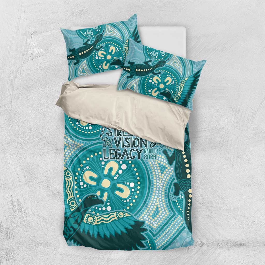 NAIDOC 2025 Strength Vision & Legacy Bedding Set Future Dreaming - Teal