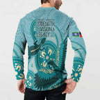 NAIDOC 2025 Strength Vision & Legacy Button Sweatshirt Future Dreaming - Teal