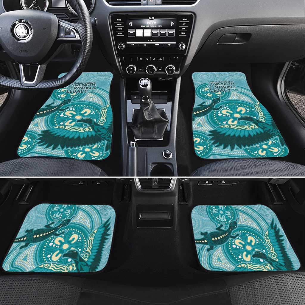 NAIDOC 2025 Strength Vision & Legacy Car Mats Future Dreaming - Teal