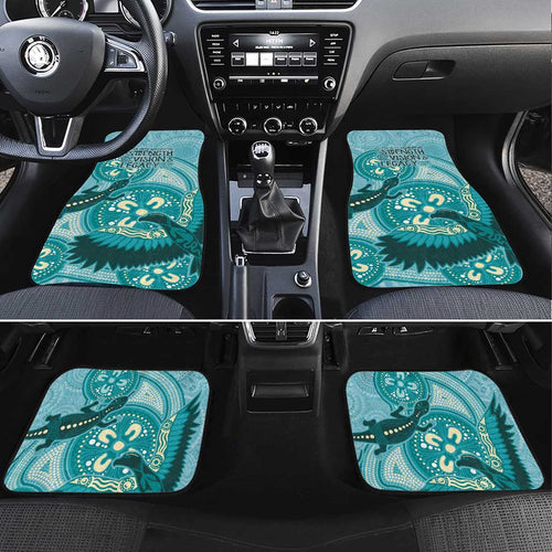 NAIDOC 2025 Strength Vision & Legacy Car Mats Future Dreaming - Teal