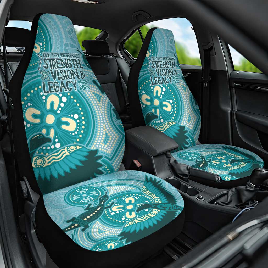 NAIDOC 2025 Strength Vision & Legacy Car Seat Cover Future Dreaming - Teal