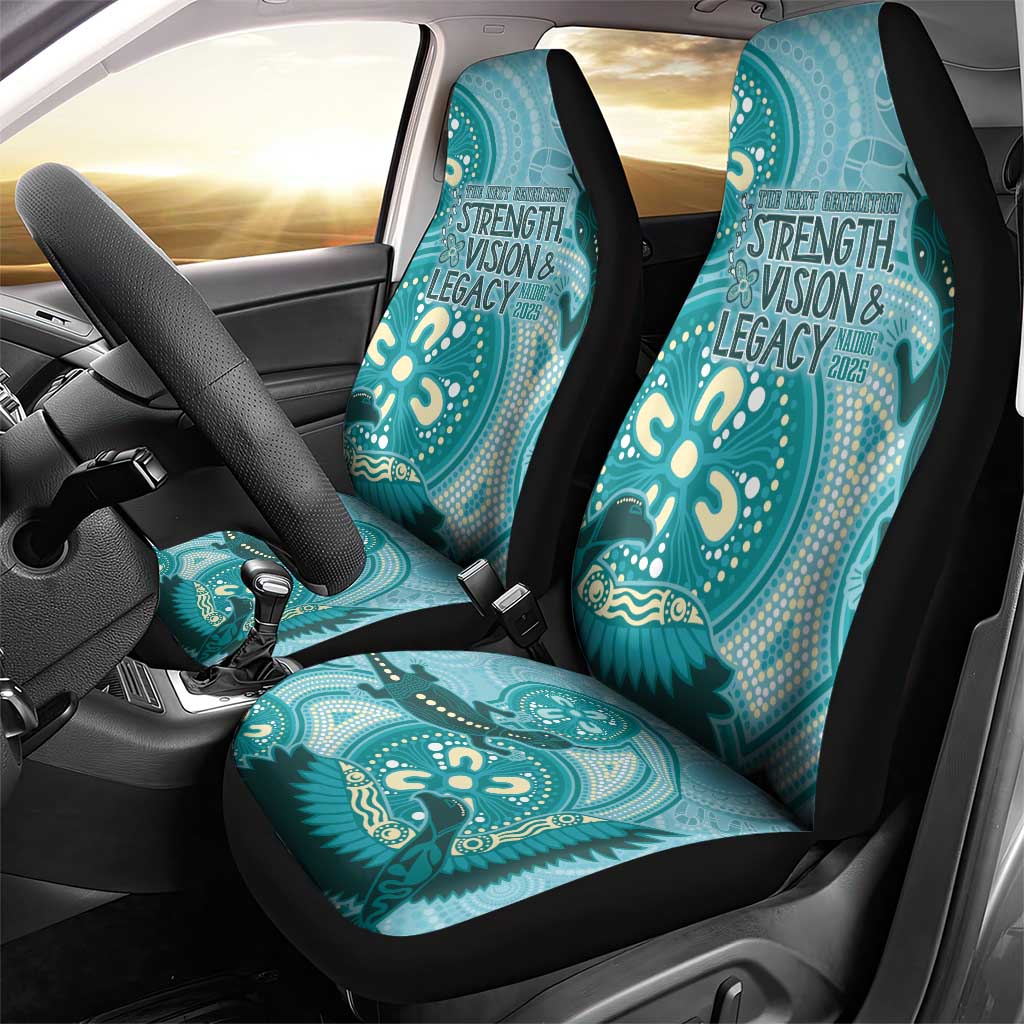 NAIDOC 2025 Strength Vision & Legacy Car Seat Cover Future Dreaming - Teal