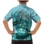 NAIDOC 2025 Strength Vision & Legacy Family Matching Mermaid Dress and Hawaiian Shirt Future Dreaming - Teal