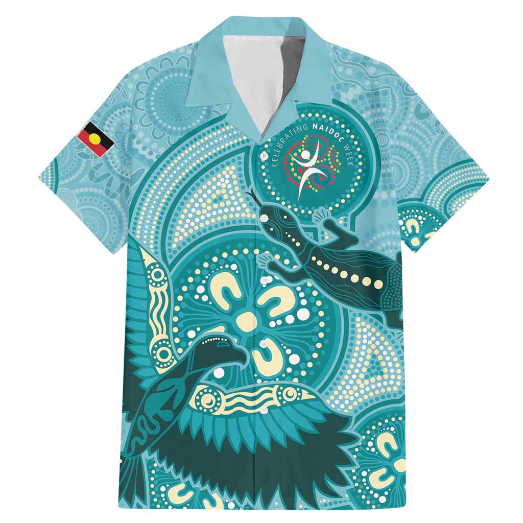 NAIDOC 2025 Strength Vision & Legacy Family Matching Mermaid Dress and Hawaiian Shirt Future Dreaming - Teal
