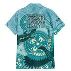 NAIDOC 2025 Strength Vision & Legacy Family Matching Mermaid Dress and Hawaiian Shirt Future Dreaming - Teal