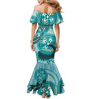 NAIDOC 2025 Strength Vision & Legacy Family Matching Mermaid Dress and Hawaiian Shirt Future Dreaming - Teal
