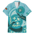 NAIDOC 2025 Strength Vision & Legacy Family Matching Puletasi and Hawaiian Shirt Future Dreaming - Teal