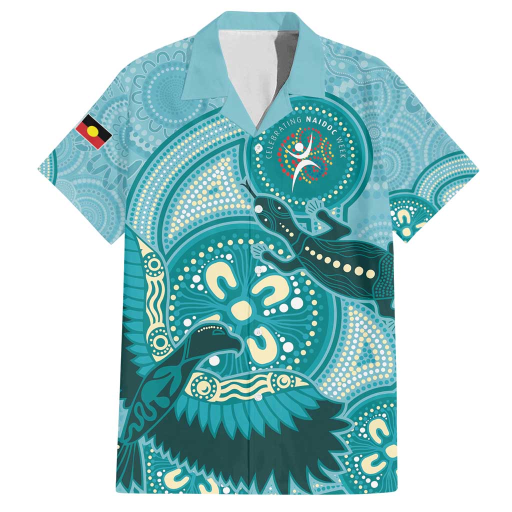 NAIDOC 2025 Strength Vision & Legacy Family Matching Puletasi and Hawaiian Shirt Future Dreaming - Teal