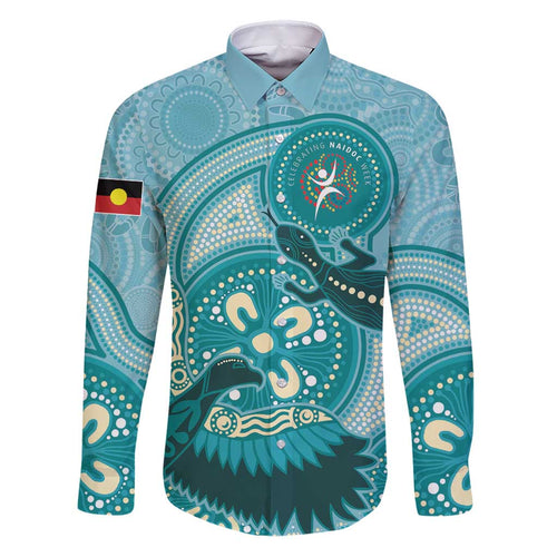 NAIDOC 2025 Strength Vision & Legacy Family Matching Puletasi and Hawaiian Shirt Future Dreaming - Teal