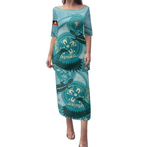 NAIDOC 2025 Strength Vision & Legacy Family Matching Puletasi and Hawaiian Shirt Future Dreaming - Teal