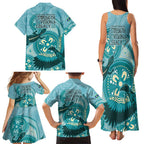 NAIDOC 2025 Strength Vision & Legacy Family Matching Tank Maxi Dress and Hawaiian Shirt Future Dreaming - Teal