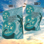 NAIDOC 2025 Strength Vision & Legacy Garden Flag Future Dreaming - Teal
