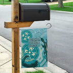NAIDOC 2025 Strength Vision & Legacy Garden Flag Future Dreaming - Teal