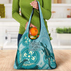 NAIDOC 2025 Strength Vision & Legacy Grocery Bag Future Dreaming - Teal