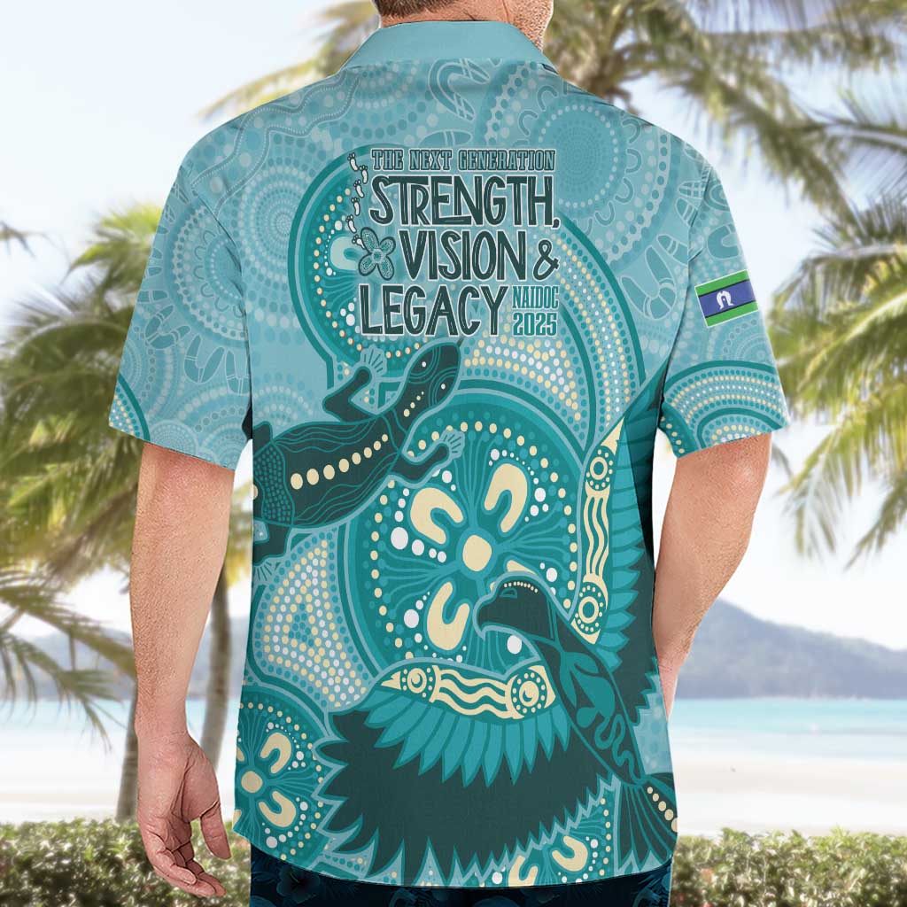 NAIDOC 2025 Strength Vision & Legacy Hawaiian Shirt Future Dreaming - Teal